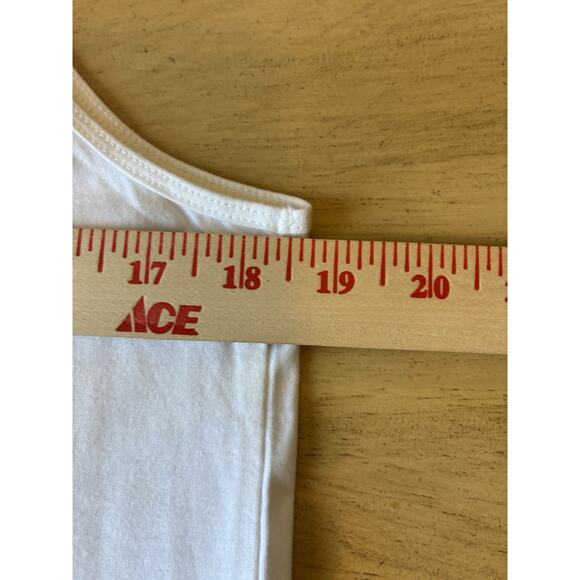 VTG 80's Ralph Lauren White Cotton Nightgown Slip Maxi Dress Long Pjs Crest Logo - Picture 7 of 11